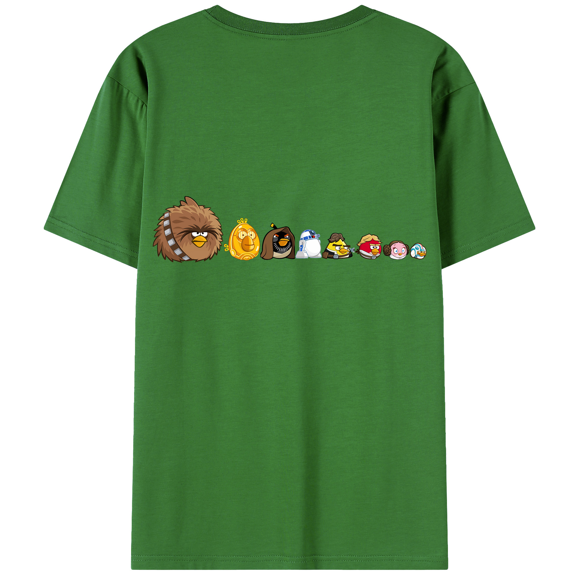 （画像用） Angry Birds アングリーバード レディース半袖Tシャツ(バックプリント)